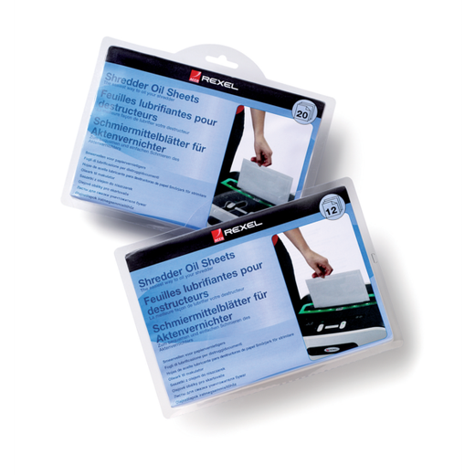 Pack de 12 hojas lubricantes Rexel