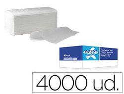 Pack de 20 paquetes de 200 toallas de mano 2 capas plegado