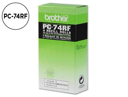 Pack de 4 cintas transferencia fax Brother original CLTP4092