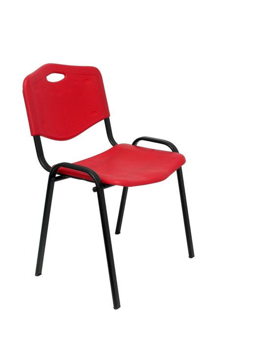 Pack de 4 sillas Robledo PVC rojo