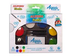 Paleta maquillaje alpino acuarelable pro 6 colores surtidos