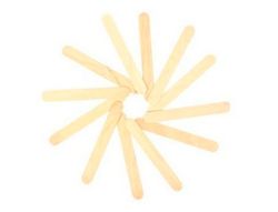Palillo para Manualidades Madera Color Natural 15 X 2 Cmbolsa de 100 Unidades