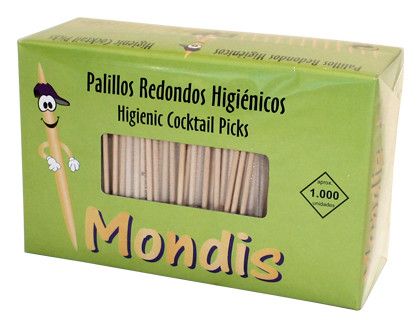 Palillos de Dientes Enfundados en Celofan Paquete de 1000