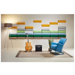 Panel acústico mural Bamboo 15x10x60 cm