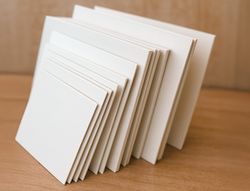 Panel de lienzo liderpapel 20x20 cm gramaje 280g/m2 certificado fsc