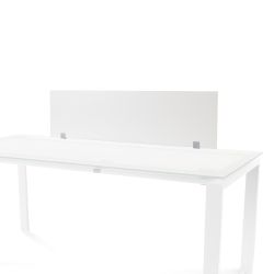 Panel Divisor 40 x 136 Melamina Blanco (Mesa Individual Cristal)