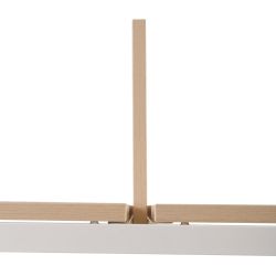 Panel Divisor 40 x 136 Melamina Blanco (Mesa Individual Melamina)