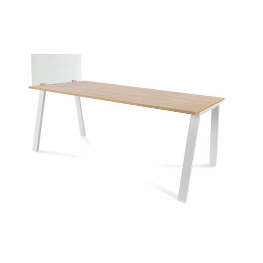 Panel Divisor 40 x 136 Melamina Blanco (Mesa Individual Melamina)