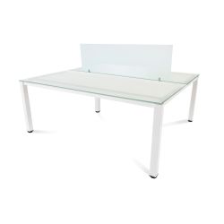 Panel Divisor 40 x 136 Melamina Blanco (Mesa Individual Melamina)