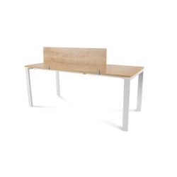 Panel Divisor 40 x 136 Melamina Blanco (Mesa Individual Melamina)