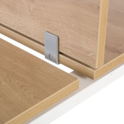 Panel Divisor 40 x 136 Melamina Blanco (Mesa Individual Melamina)