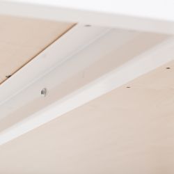 Panel Divisor 40 x 136 Melamina Blanco (Mesa Individual Melamina)