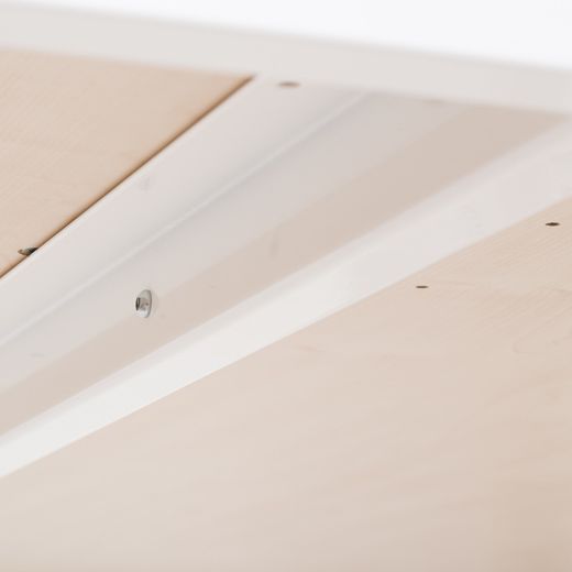 Panel Divisor 40 x 136 Melamina Blanco (Mesa Individual Melamina)