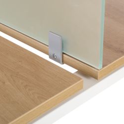 Panel Divisor 40 x 136 Melamina Blanco (Mesa Individual Melamina)