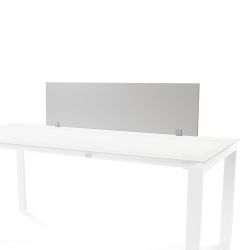 Panel Divisor 40 x 136 Melamina Gris (Mesa Individual Cristal)