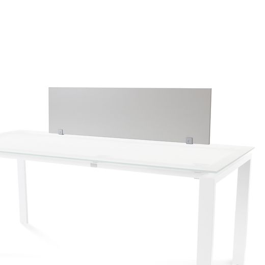 Panel Divisor 40 x 136 Melamina Gris (Mesa Individual Cristal)