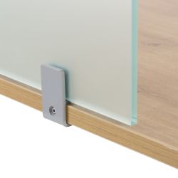 Panel Divisor 40 x 136 Melamina Gris (Mesa Individual Melamina)