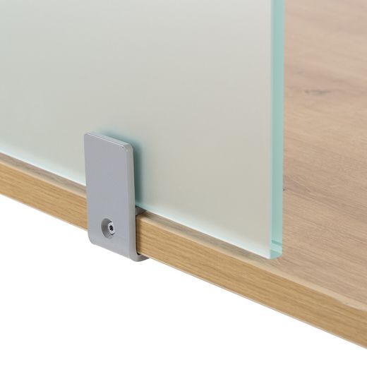 Panel Divisor 40 x 136 Melamina Gris (Mesa Individual Melamina)