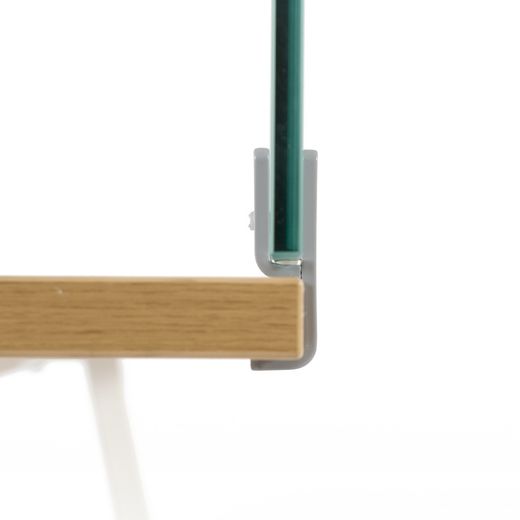 Panel Divisor 40 x 136 Melamina Roble ( para Mesa Individual)