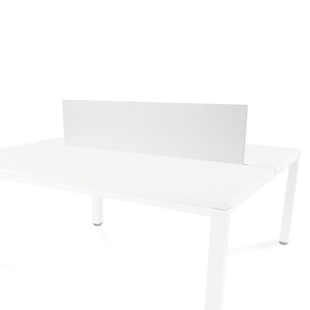 Panel Divisor 45 x 136 Melamina Blanco (Mesa Doble)