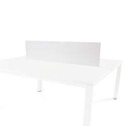 Panel Divisor 45 x 136 Melamina Blanco (Mesa Doble)