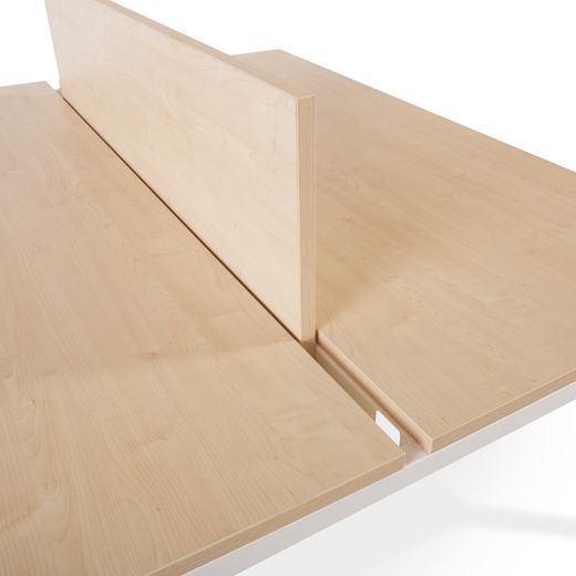 Panel Divisor 45 x 136 Melamina Roble (Mesa Doble)