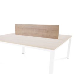 Panel Divisor 45X136 Melamina Gris (Mesa Doble)
