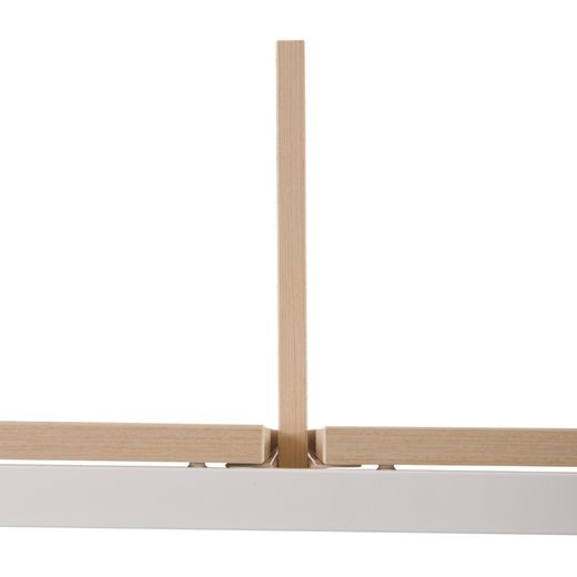 Panel Divisor 45X136 Melamina Haya (Mesa Doble)