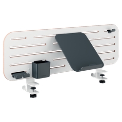 Panel organizador de escritorio con soporte para ordenador portátil Leitz Ergo, 80x25 cm