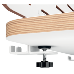 Panel organizador de escritorio con soporte para ordenador portátil Leitz Ergo, 80x25 cm