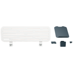 Panel organizador de escritorio con soporte para ordenador portátil Leitz Ergo, 80x25 cm