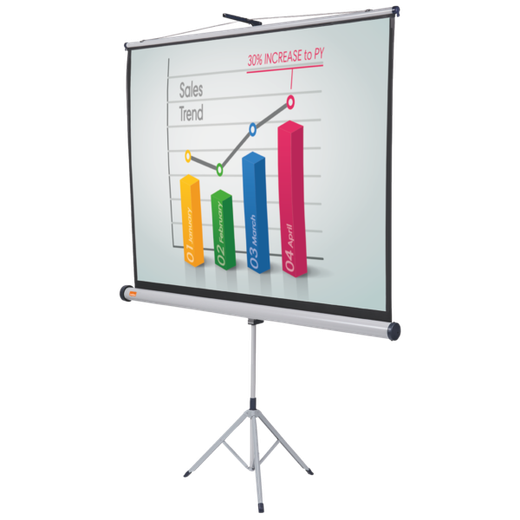 Pantalla NOBO 16:10 trípode 1500 X 1000 mm mate