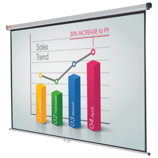 Pantalla NOBO mural 2000 X 1513 mm mate