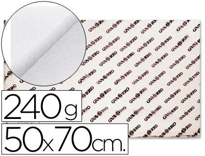 Papel Acuarela 50X70 De 240 Gr -Grano Grueso