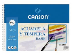 Papel acuarela Gvarro basik Álbum 230x325 mm 10 hojas