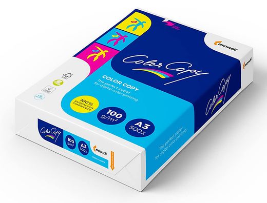 Papel blanco A3 100 gr. 500 h. Color Copy