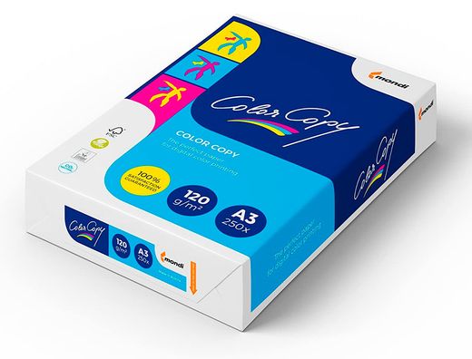 Papel blanco A3 120 gr. 250 h. Color Copy