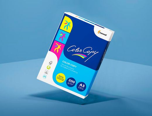 Papel blanco A3 200 gr. 250 h. Copy