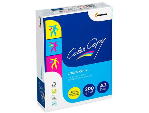 Papel blanco A3 200 gr. 250 h. Copy