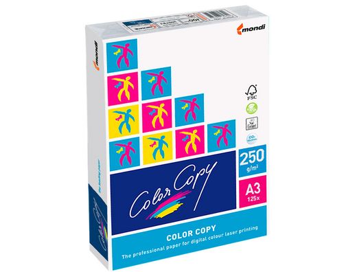 Papel blanco A3 250 gr. 125 h.Copy