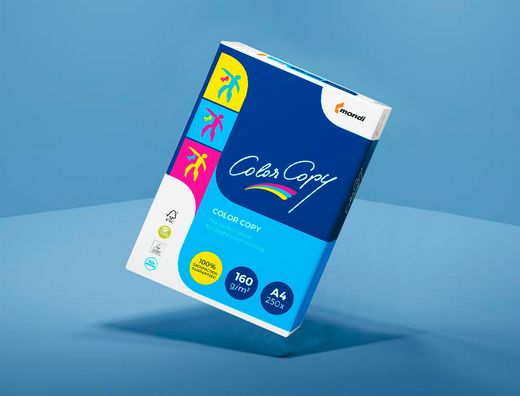 Papel blanco A4 160 gr. 250 h. Color Copy