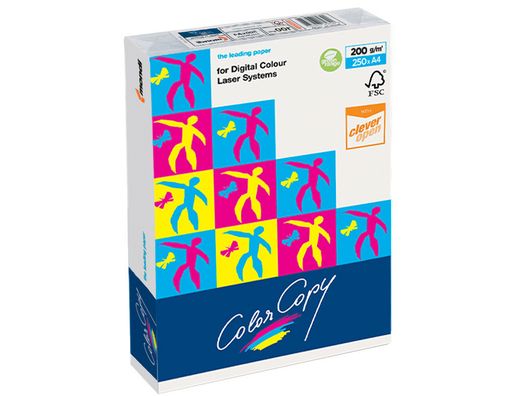 Papel blanco A4 200 gr. 250 h. Color Copy