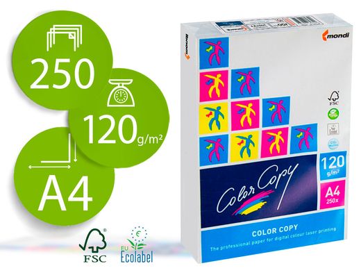 Papel blanco Color Copy A4 120 gr. (250 hojas)