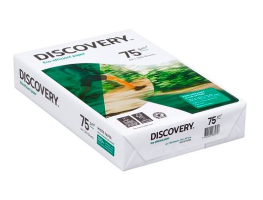 Papel blanco multifunción Discovery A4 de 75 gr. (500 hojas)