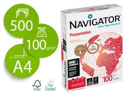 Papel blanco multifunción Navigator A4 de 100 gr. (500 hojas)