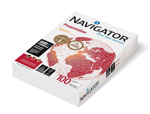 Papel blanco multifunción Navigator A4 de 100 gr. (500 hojas)