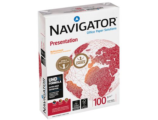 Papel blanco multifunción Navigator A4 de 100 gr. (500 hojas)