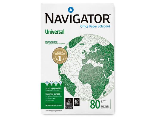 Papel blanco multifunción Navigator Universal A3 de 80 gr (500 hojas)
