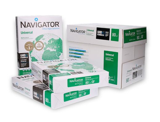 Papel blanco Navigator Universal DIN A4 80 gr. (paquete 500 hojas)