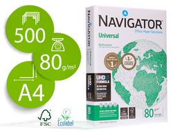 Papel blanco Navigator Universal DIN A4 80 gr. (paquete 500 hojas)